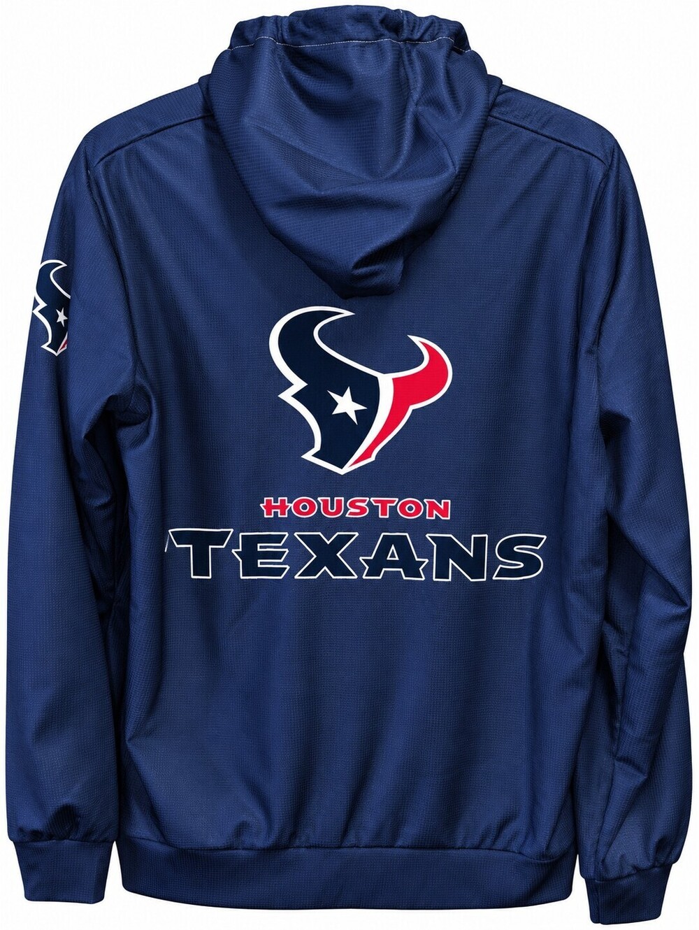 Houston Texans NFL Pullover Hoodie Sweatshirt Navy Blue - Picture 2 of 2
